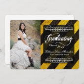 12x18 Bio Hazard Crime Scene Steche Senior Ankündi Ankündigung (Vorne/Hinten)