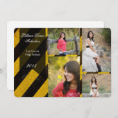 12x18 Bio Hazard Crime Scene Steche Senior Ankündi Ankündigung (Vorne/Hinten)