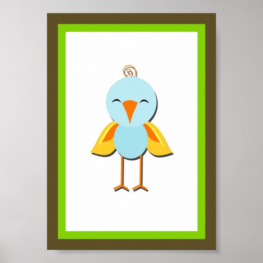12x18 Bird Dschungel Poster (Vorne)