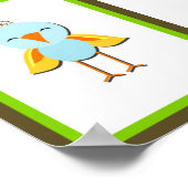 12x18 Bird Dschungel Poster (Ecke)