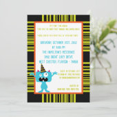 12x18 Birthday Bash Fun Party Einladung (Stehend Vorderseite)