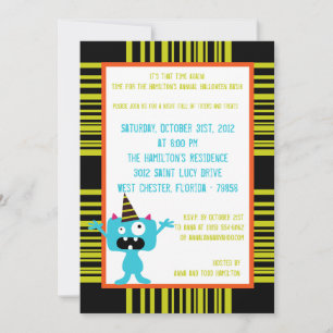 12x18 Birthday Bash Fun Party Einladung