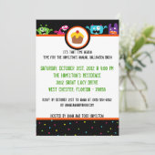 12x18 Birthday Bash Halloween-Party Einladung (Stehend Vorderseite)