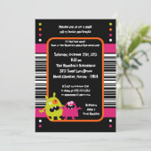 12x18 Birthday Bash Halloween-Party Einladung (Stehend Vorderseite)
