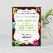 12x18 Birthday Bash Halloween-Party Einladung (Stehend Vorderseite)