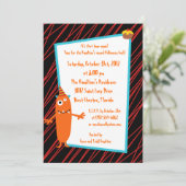 12x18 Birthday Bash Halloween-Party Einladung (Stehend Vorderseite)