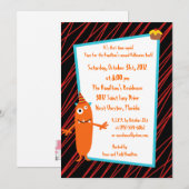 12x18 Birthday Bash Halloween-Party Einladung (Vorne/Hinten)