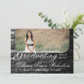 12x18 Black Brick Gebäude Wall Senior Ankündigung (Stehend Vorderseite)