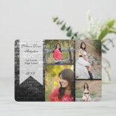 12x18 Black Brick Gebäude Wall Senior Ankündigung (Stehend Vorderseite)