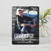 12x18 Black Brick Gebäude Wall Senior Ankündigung (Stehend Vorderseite)