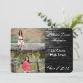 12x18 Black Brick Gebäude Wall Senior Ankündigung (Stehend Vorderseite)