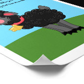 12x18 Black Sheddle Bo Peep Kids Zimmer Wand an Wa Poster (Ecke)