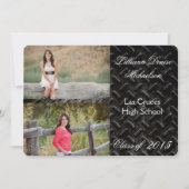 12x18 Black Steel Metal Aluminium Senior Ankündigu Ankündigung (Vorderseite)