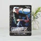 12x18 Black Steel Metal Aluminium Senior Ankündigu Ankündigung (Stehend Vorderseite)