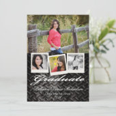 12x18 Black Steel Metal Aluminium Senior Ankündigu Ankündigung (Stehend Vorderseite)