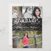 12x18 Black Steel Metal Aluminium Senior Ankündigu Ankündigung (Vorderseite)