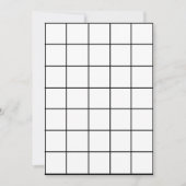 12x18 Blank Paper Gridmap Einladung (Vorderseite)