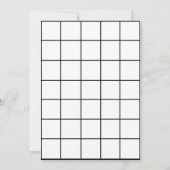 12x18 Blank Paper Gridmap Einladung (Rückseite)
