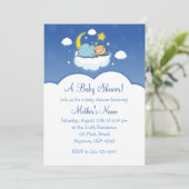 12x18 blaue einladung (Stehend Vorderseite)