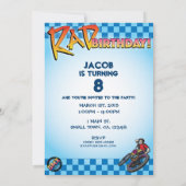 12x18 BMX Geburtstags-Einladung Einladung (Rückseite)