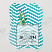 12x18 Boho Cacti Cactus Succulent Wedding Einladun Einladung (Vorne/Hinten)