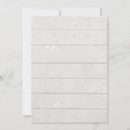 12x18 Brautparty Fall Blumenreath White Pumpkin Einladung (Rückseite)