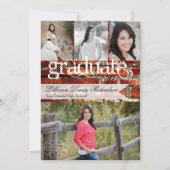 12x18 Brick Wall Grunge Gebäude Senior Ankündigung (Vorderseite)