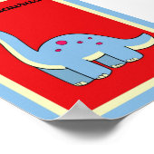 12x18 Brontosaurus Dinosaurier Wall Art Poster (Ecke)