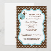 12x18 Brown Lady Bug Geburtstagsparty Einladung (Vorne/Hinten)