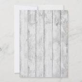 12x18 Burlap Mr. und Mrs Banner Wedding Einladung (Rückseite)