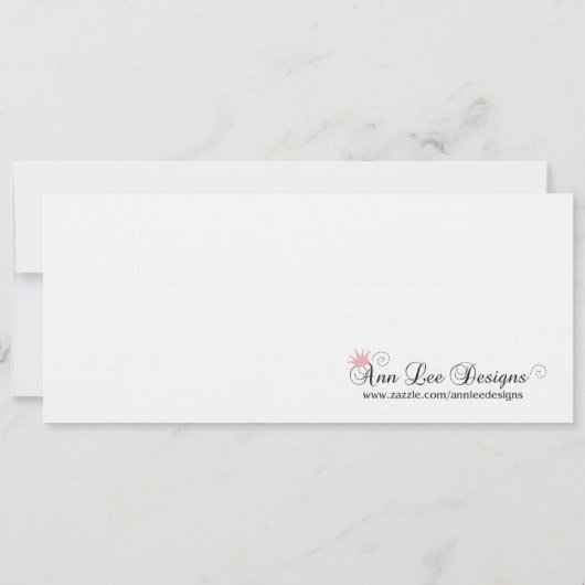 12x18 Butterfly Blumensüß 16 Geburtstag Einladung (Rückseite)