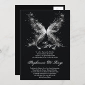 12x18 Butterfly Quinceanera Geburtstag Einladung (Vorne/Hinten)