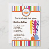 12x18 Candy Land Ice Cream Babydusche Einladung (Vorderseite)