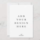 12x18 Card-Druck Einladung (Vorderseite)