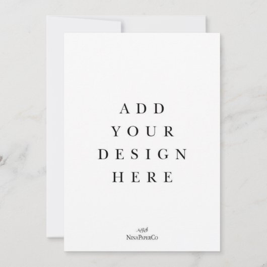 12x18 Card-Druck Einladung (Rückseite)