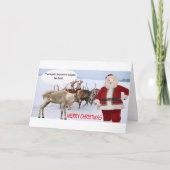 12x18 card Frohe Weihnachtsferkel Dankeskarte (Vorderseite)