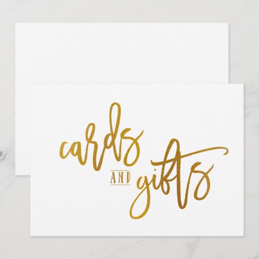 12x18 Cards & Geschenke Pinselstriche Script-Imita (Vorne/Hinten)