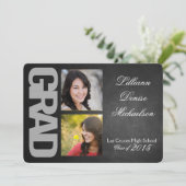 12x18 Chalkboard Black Board Vorstandsankündigung Ankündigung (Stehend Vorderseite)