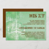 12x18 Chandelier Quinceanera Birthday Einladung (Vorne/Hinten)