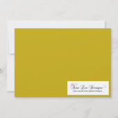 12x18 Chandelier Quinceanera Geburtstag Einladung (Rückseite)