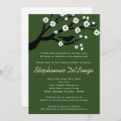 12x18 Cherry Blossom Tree Babydusche Einladung (Vorne/Hinten)