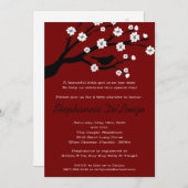 12x18 Cherry Blossom Tree Kinderdusche Einladung (Vorne/Hinten)