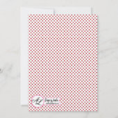 12x18 Christmas Einladung Reinder Weihnachten XMAS (Rückseite)