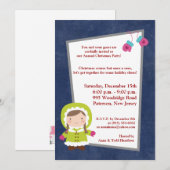 12x18 Christmas Kids Einladung (Vorne/Hinten)