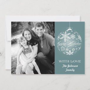 12x18 Christmas XMAS Happy Holiday FOTO Card Feiertagskarte