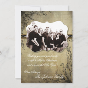 12x18 Christmas XMAS Happy Holiday FOTO Card Feiertagskarte