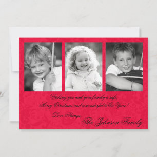 12x18 Christmas XMAS Happy Holiday FOTO Card Feiertagskarte