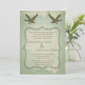 12x18 Country Enck Jagd Rustikale Hochzeit Einladu Einladung (Stehend Vorderseite)