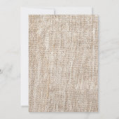 12x18 Country Lace Taschentuch Hochzeit Einladung (Rückseite)