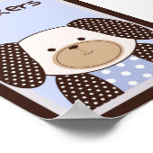 12x18 "Cracke" Graham Crackers Baby Beet Wand an W Poster (Ecke)